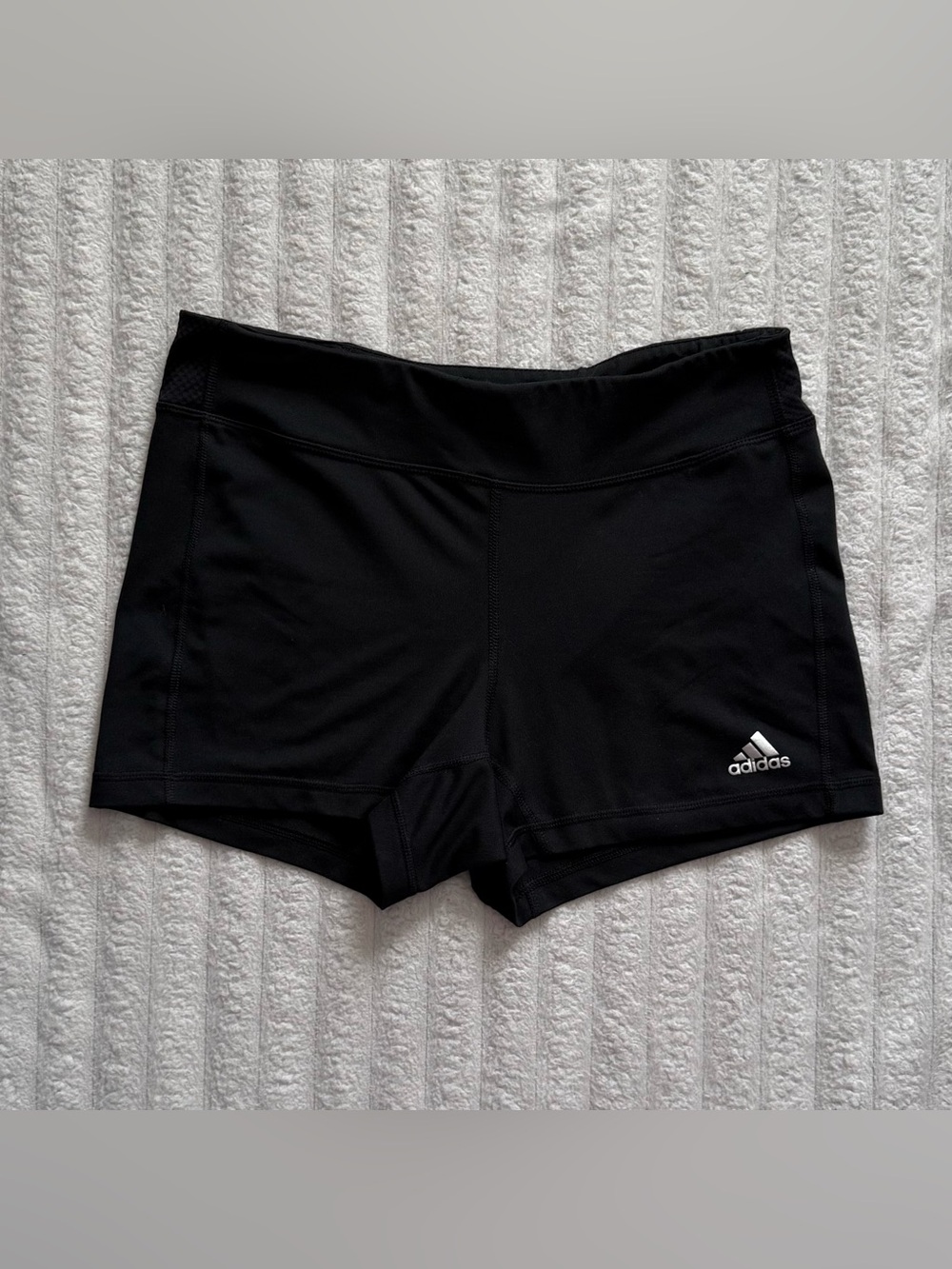 Adidas Women's Black Gym Compression Shorts Running Size M